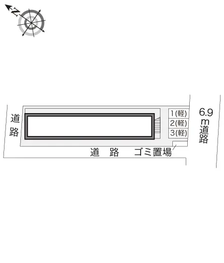 大分市大道町３丁目 月極駐車場